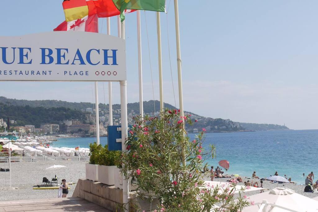 Mediterranee - Un Trois Pieces A Deux Pas De La Plage Niza Exterior foto