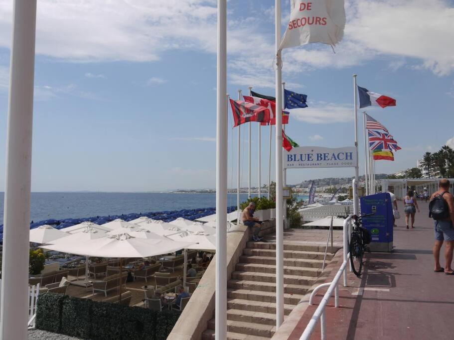 Mediterranee - Un Trois Pieces A Deux Pas De La Plage Niza Exterior foto